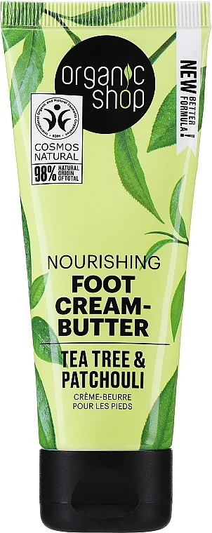 Crema-burro organico per piedi