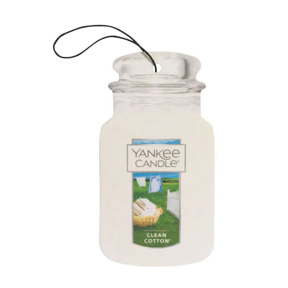 Yankee Candle Car Jar Set Clean Cotton Deodorante per Auto