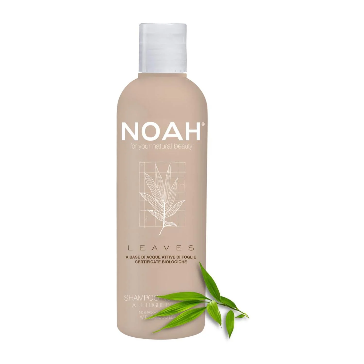 Noah Leaves Shampoo nutriente al bambù 250ml
