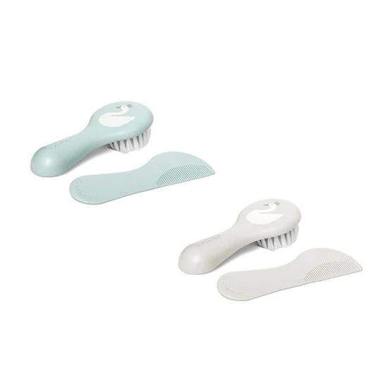 Suavinex Set Spazzola e Pettine Capelli Bianchi