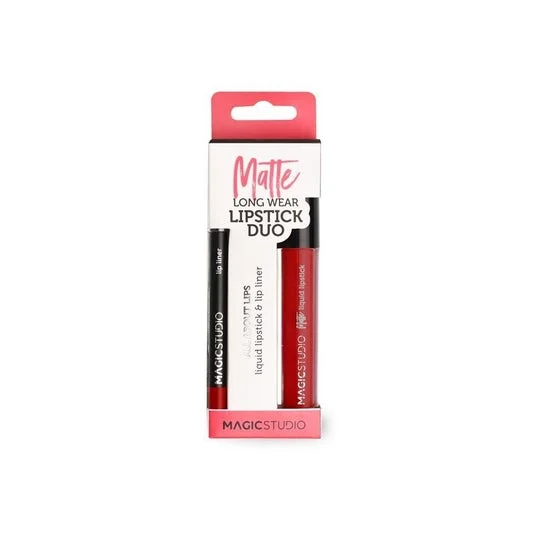 Magic Studio Matte Long Wear Lipstick Duo Set 2uds