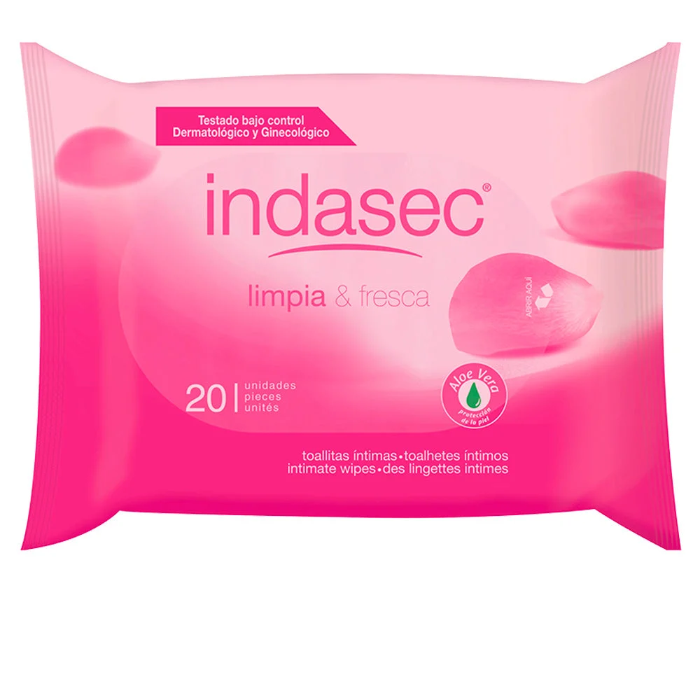 Salviette Intime Pulite e Fresche Indasec 20 Unità