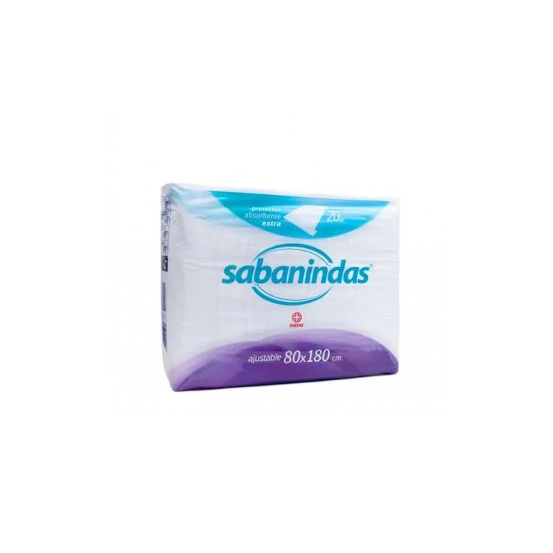 Sabanindas Proteggi Biancheria da Letto Assorbente Extra 80x180 30 Uts