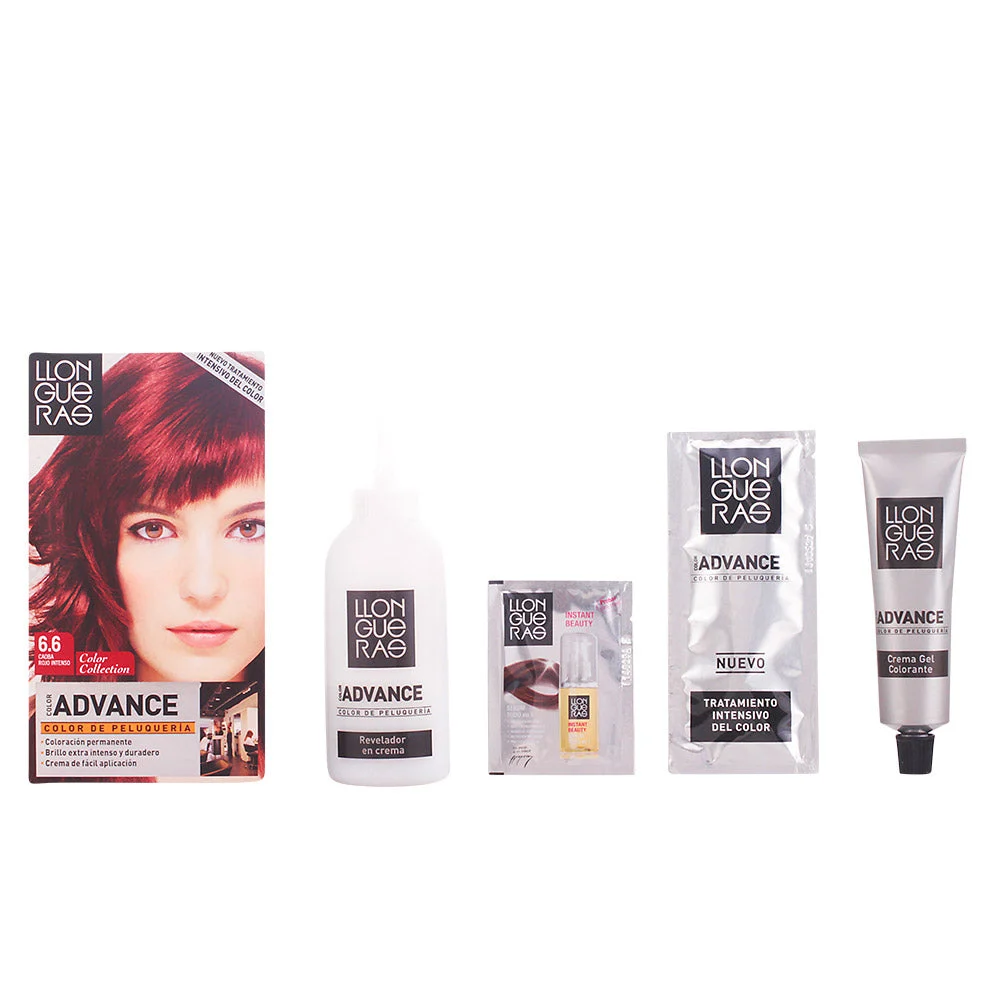 Llongueras Color Advance Colore dei capelli 6,6 Rosso scuro Intenso