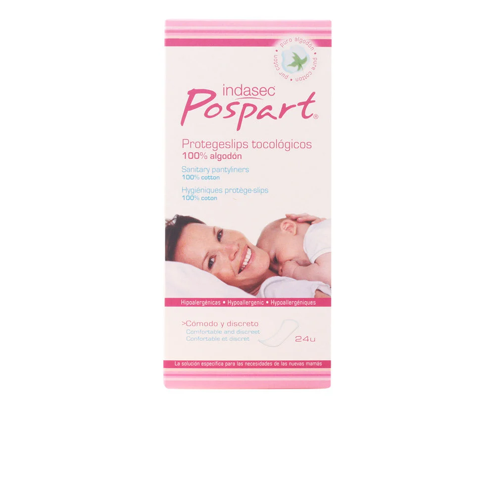 Indasec Pospart Pantilyner Tocologico 100% Cotone 24 Pezzi