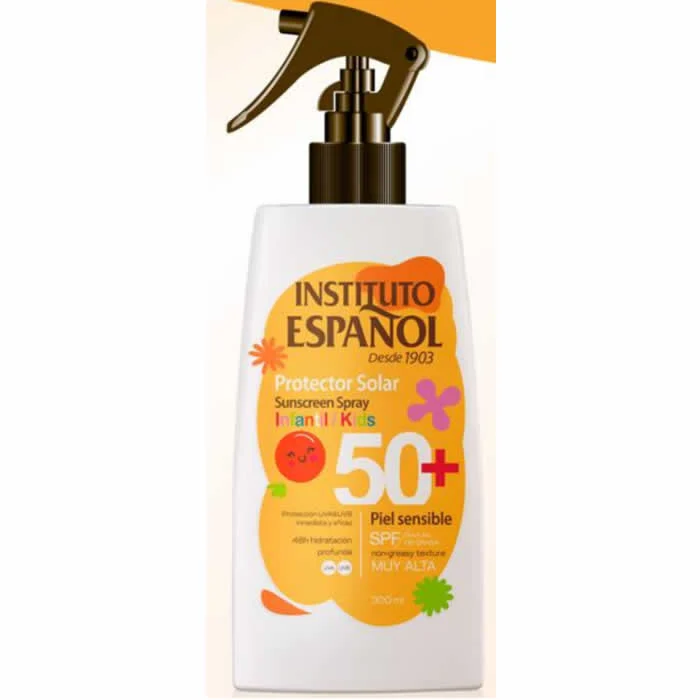 Instituto Español Crema Solare Spray Bambini Spf50+ 300ml Pelle Sensibile