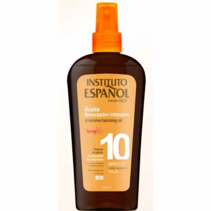 Instituto Español Intensive olio abbronzante Spf10 Spray 250ml