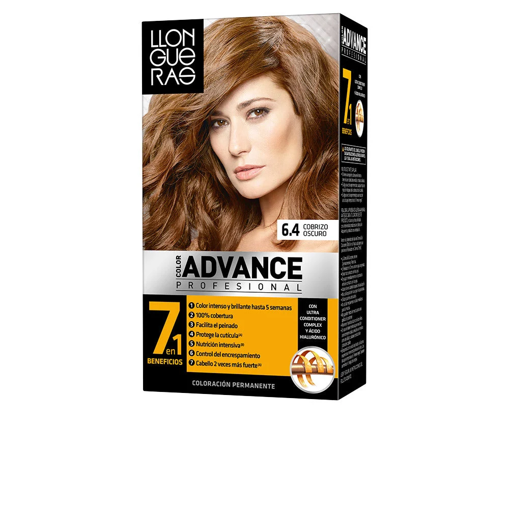 Llongueras Color Advance Colore dei capelli 6,4 Rame scuro