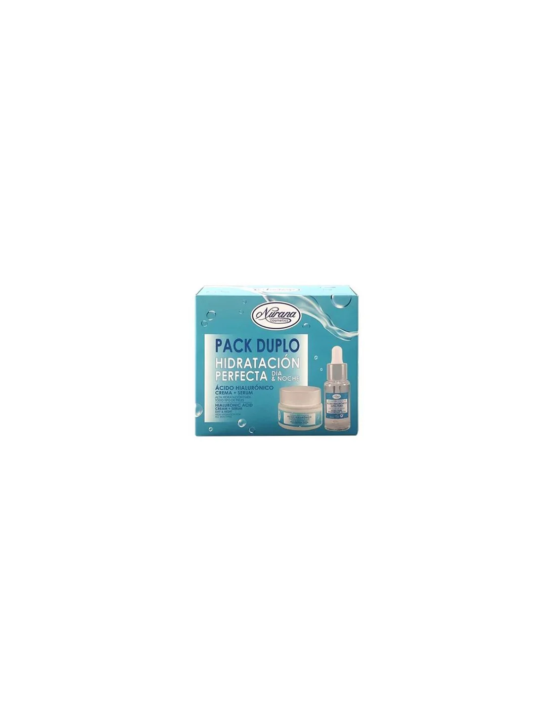 Nurana Pack Duplo Idratazione Perfetta Giorno e Notte Acido Ialuronico