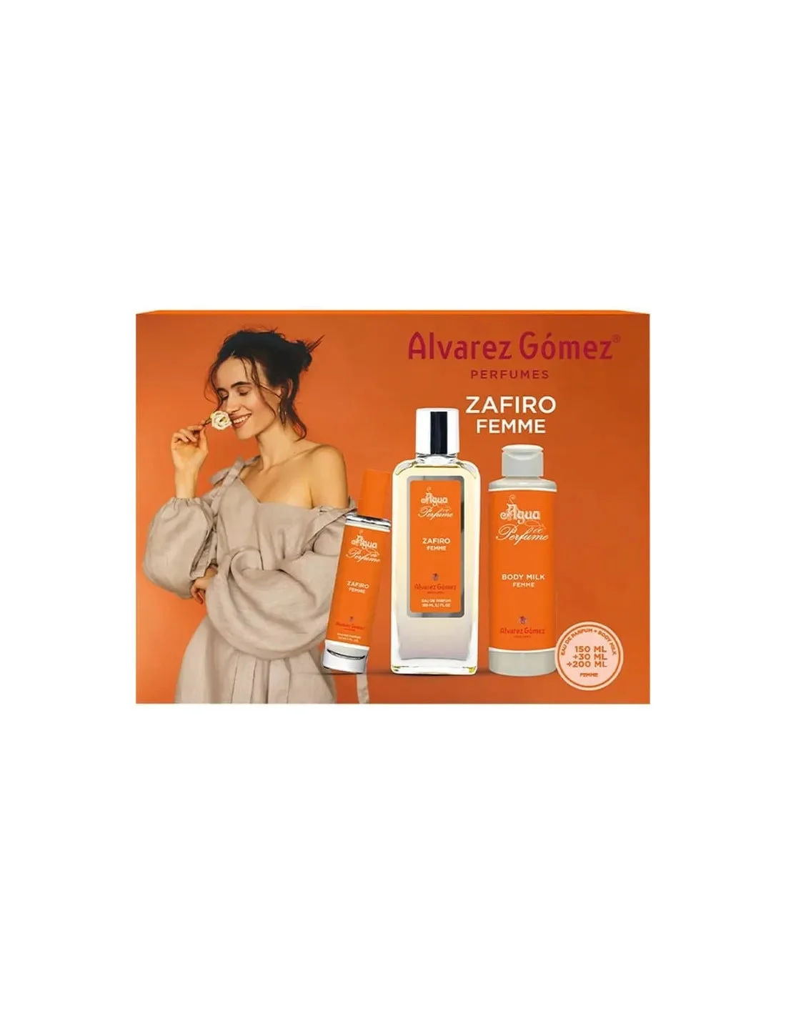 Alvarez Gómez Agua De Profumo donna Edp 150ml Zafiro Set