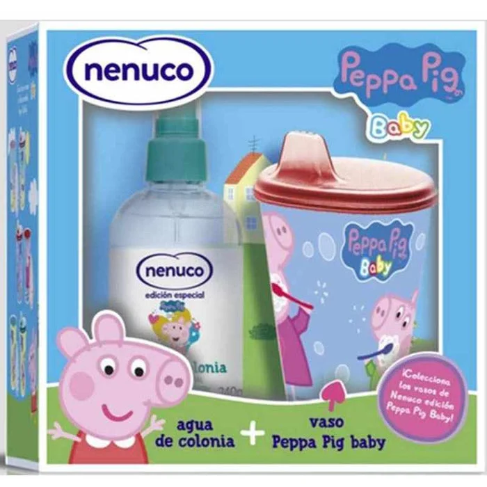 Nenuco Peppa Pig Eau De Cologne Spray 240 ml Set 2 Pezzi