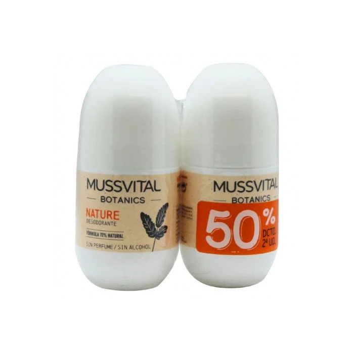 Mussvital Botanics Deo Nature 75 ml, set da 2 unità
