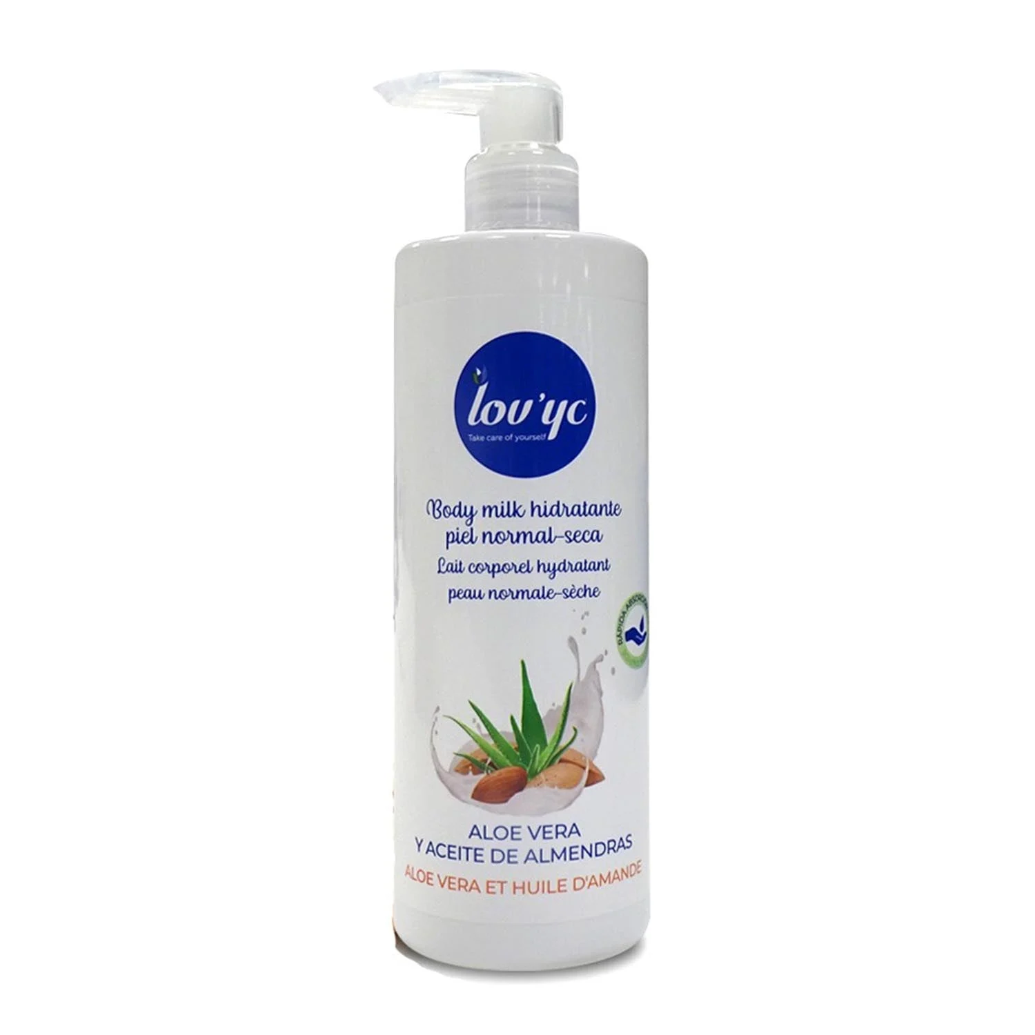 Lovyc Latte corpo Aloe Vera e Mandorla Pelli da normali a secche 400 ml