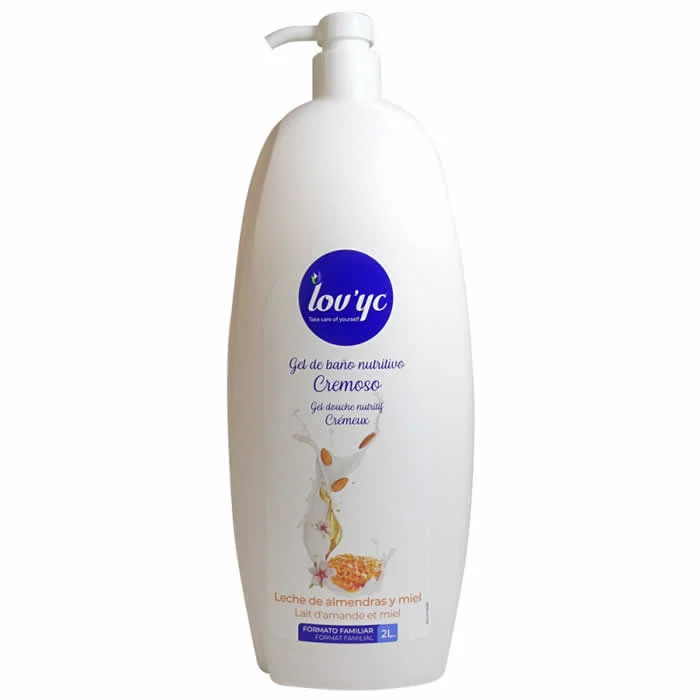 Lovyc Cremoso Latte di Mandorla e Miele Gel Doccia 2000ml