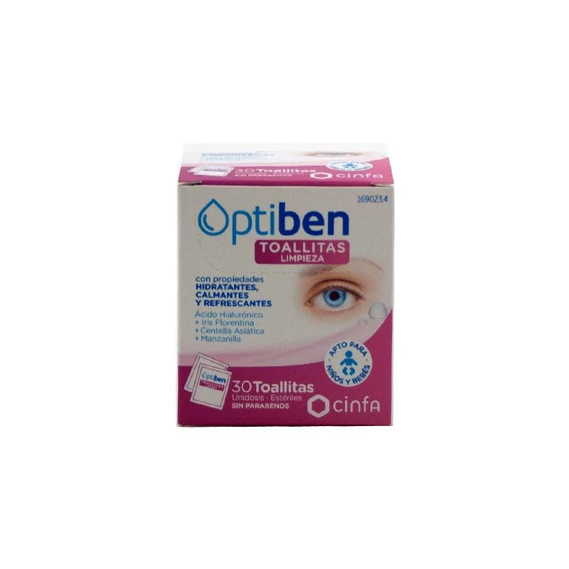 Optiben Salviette Oculari 30unità