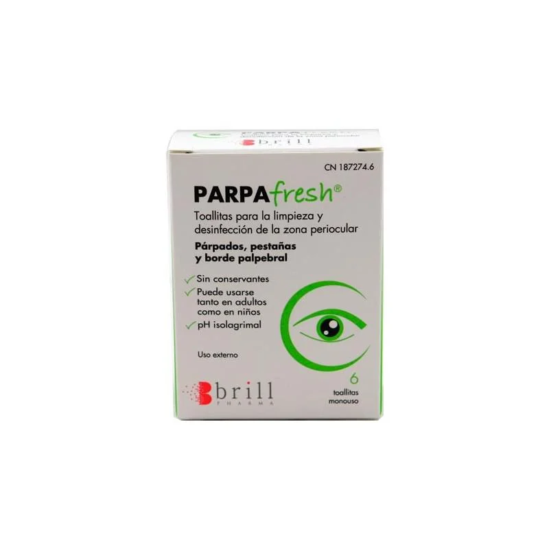 Salviette oculari Hylo Parpafresh, 6 unità