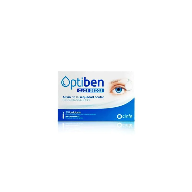 Optiben Occhi Secchi 20 Unità