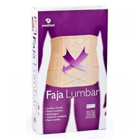 Cintura lombare Medilast Taglia 4 Velcro 95-105 Cm