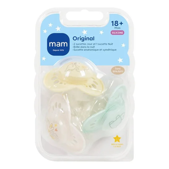Mam Original Chupete +18 Meses Beige 2uds