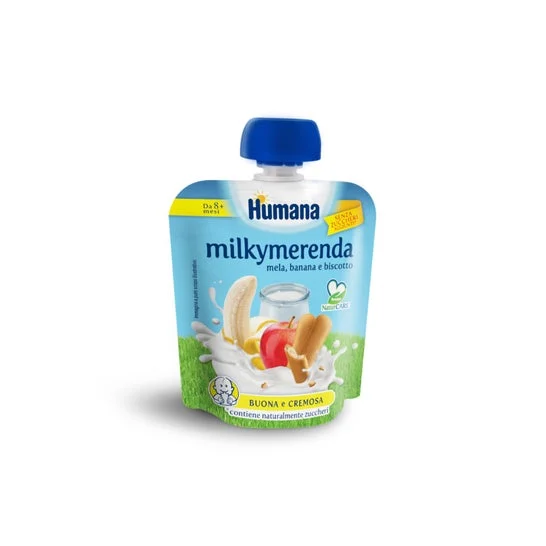 Humana Milkymerenda Biscuit Banana Apple 100g