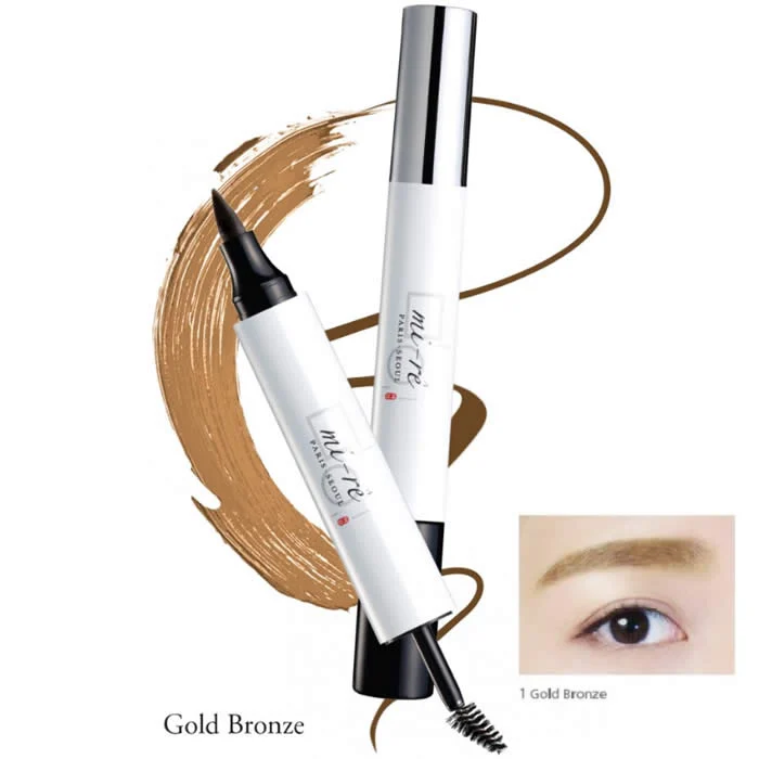 Brow Plume Perfection Tinta per sopracciglia e Mascara Oro Bronzo
