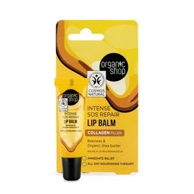 Organic Shop Intense Sos Repair Lipbalm Collagen Filler 10ml