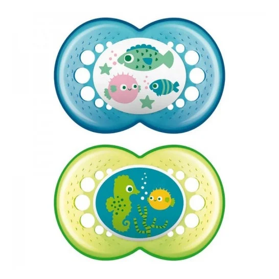 Succhietto in silicone originale Mam Silicone Double Pack