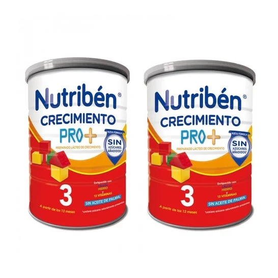 Nutriben Pro+ 3 Latte di Crescita Pack 2x800g
