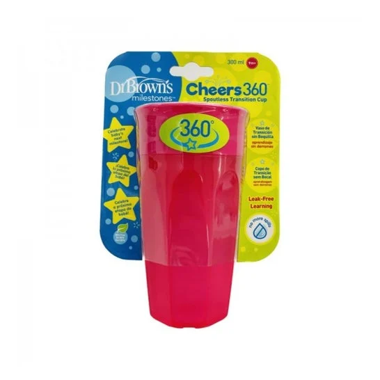 Dr Browns Cup 360 senza boccaglio Rosa