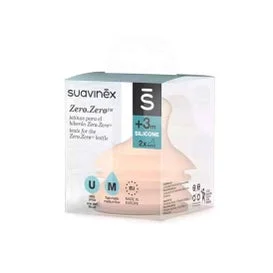 Tettarella Suavinex Silicone Anticolico Flow M 2u