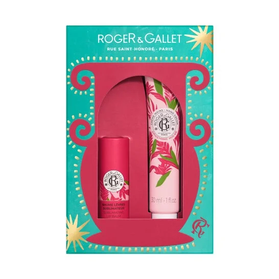 Roger & Gallet Gingembre Rouge Set Bálsamo Labial + Crema Manos