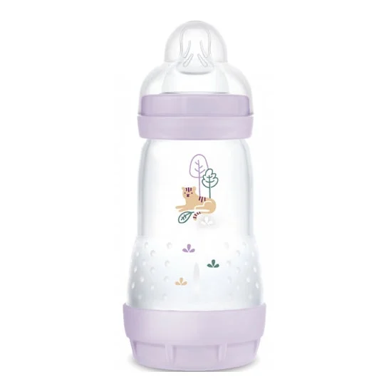 Mam Easy Start Nature Biberón Tetina Flujo 2 Lila 260ml 1ud