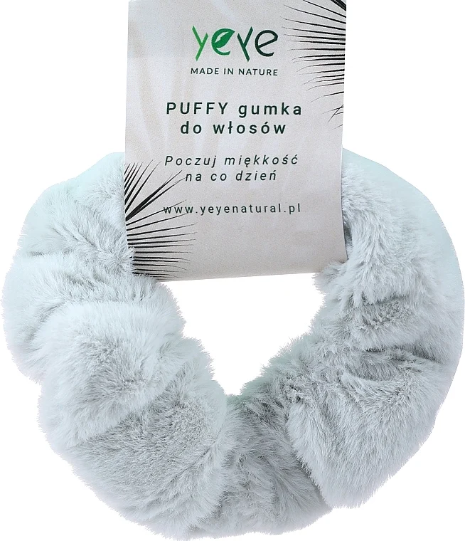 Elastico capelli, grigio-verde