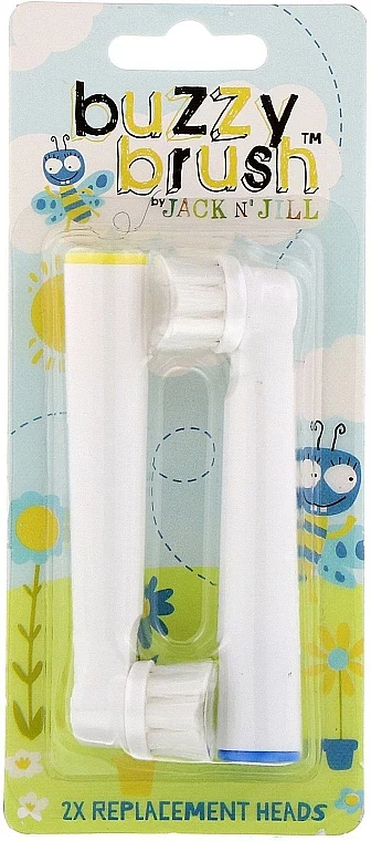 Testine di ricambio per spazzolino elettrico da denti "Buzzy Brush", 2 pz.