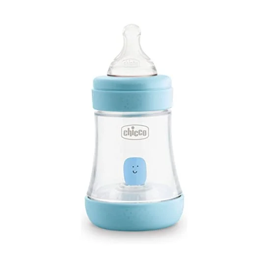 Biberon Perfect 5 0M+ 150ml Sil. Blu