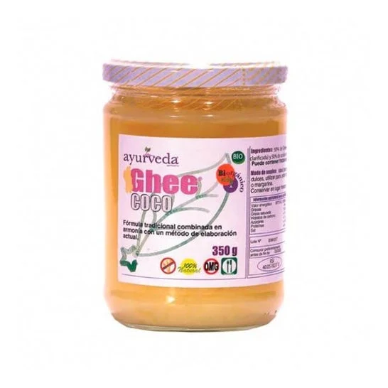 Ayurveda Ghee Con Aceite De Coco Ecologico 350g