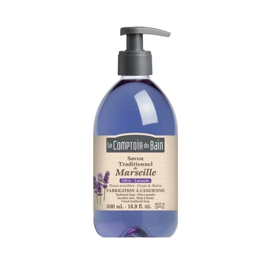 Le Comptoir du Bain Sapone Liquido Oliva Lavanda 500ml