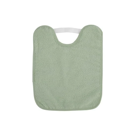 Saro Babero Felpa Plastificado con Elástico Verde +6M 1ud
