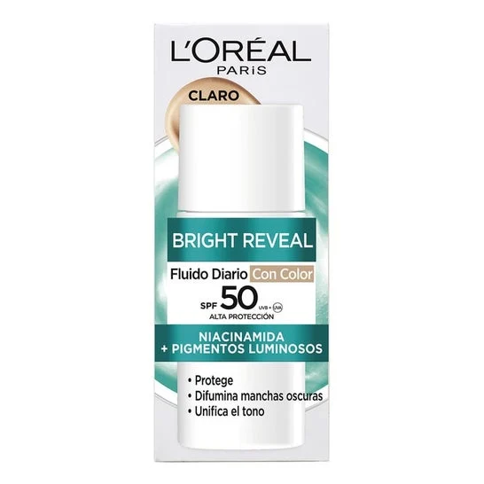 L'Oréal Bright Reveal Niacinamida Fluido Diario Spf50 Claro 50ml