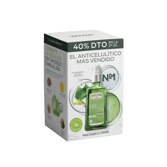 Weleda Olio di Betulla Impacco Anticellulite 2x100ml