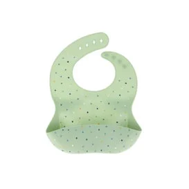Tutete Bavaglino Silicone Verde Pois 1 Unità