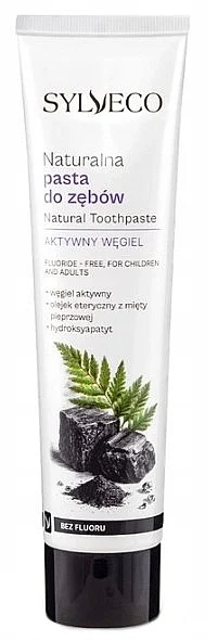 Dentifricio naturale al carbone attivo, senza fluoro