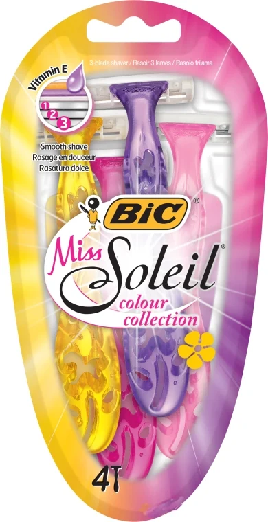 Set rasoi senza lamette sostituibili "Miss Soleil Colour Collection", 4pz