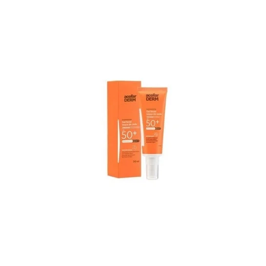 Acofarderm Facial Gel Silk Touch Color Spf 50+ 50ml
