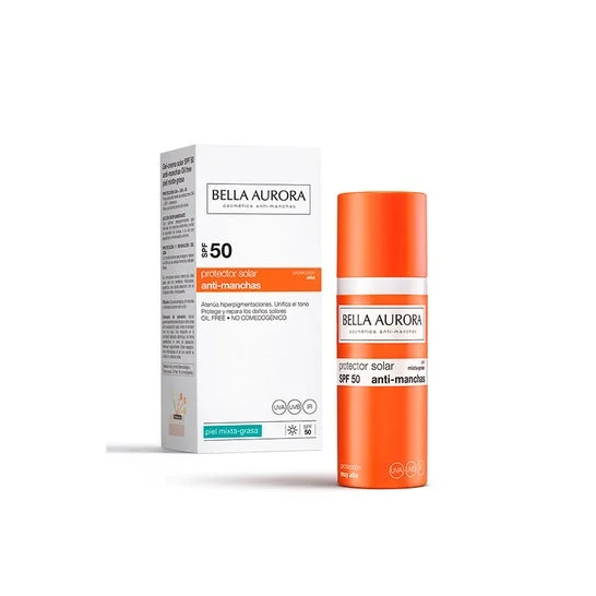 Bella Aurora gel solare anti macchie per pelle mista-grassa SPF50+ 50ml