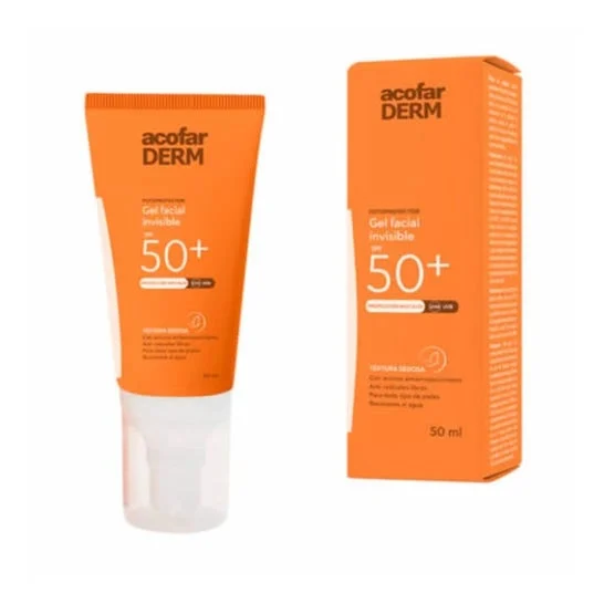 Acofarderm SPF 50+ Gel Viso Invisibile 50ml
