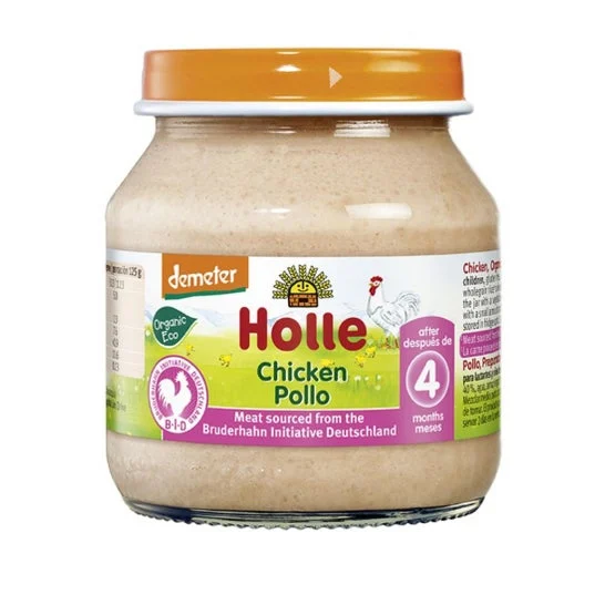 Holle Potito Pollo + 4M 125g