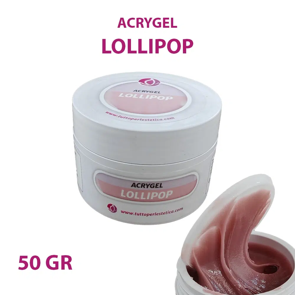 Acrygel Lollipop di Tuttoperlestetica – Barattolo da 50 gr – Hema e TPO Free
