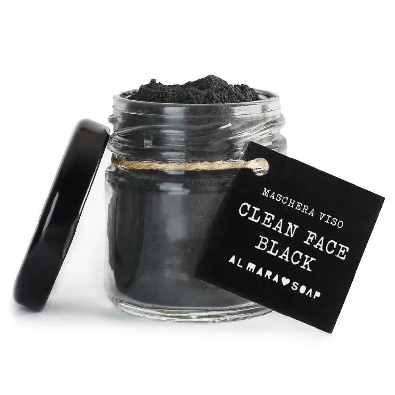 ALMARA SOAP Maschera Viso Clean Face Black