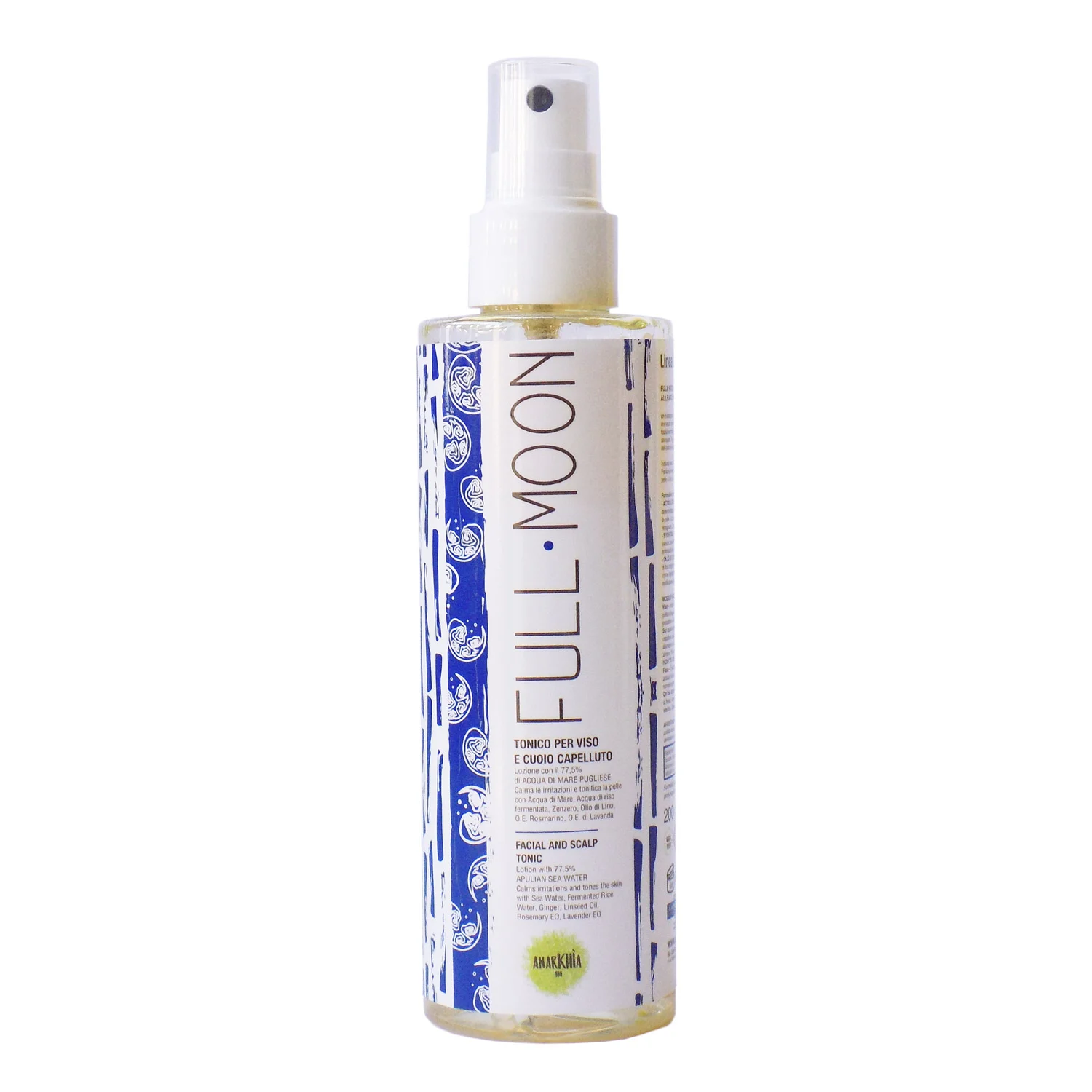 ANARKHIA BIO Etere Full Moon – Tonico Viso e Cuoio Capelluto